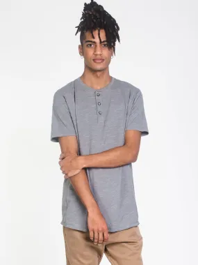 MENS HAL MELANGE HENLEY - CLEARANCE
