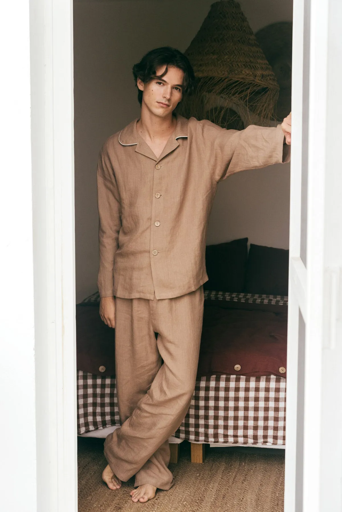 Men's Harry Classic Linen Pyjama Set