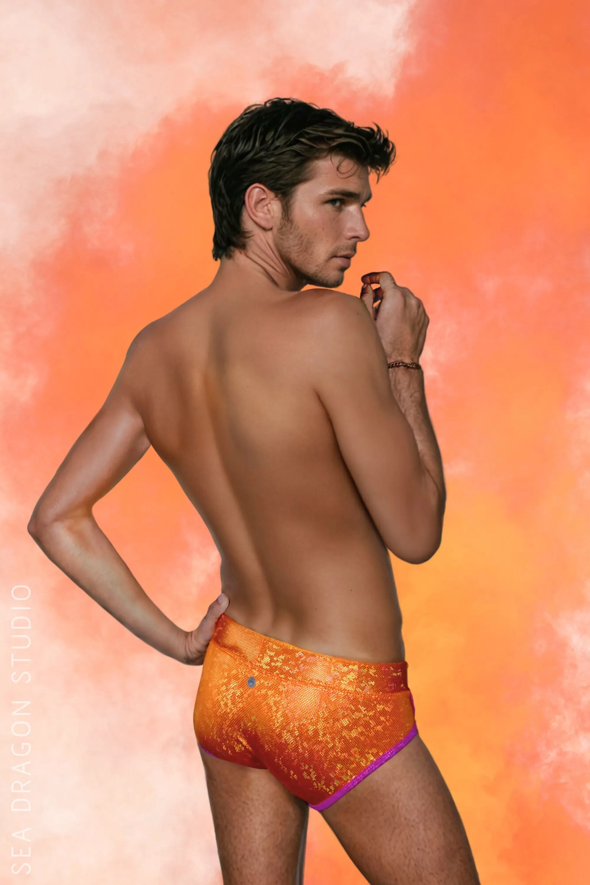 Mens Holographic Bikini Briefs | 13 Colors