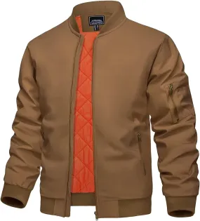 Men's Jacket Casual Windproof Bomber Jackets