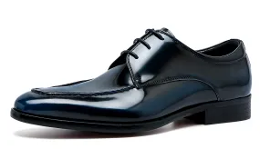 Men's Leather Patent Derby Formal Shoes