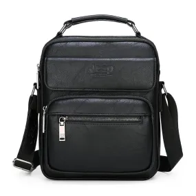 Men's Leather Shoulder Bag For 9.7 Inch iPad