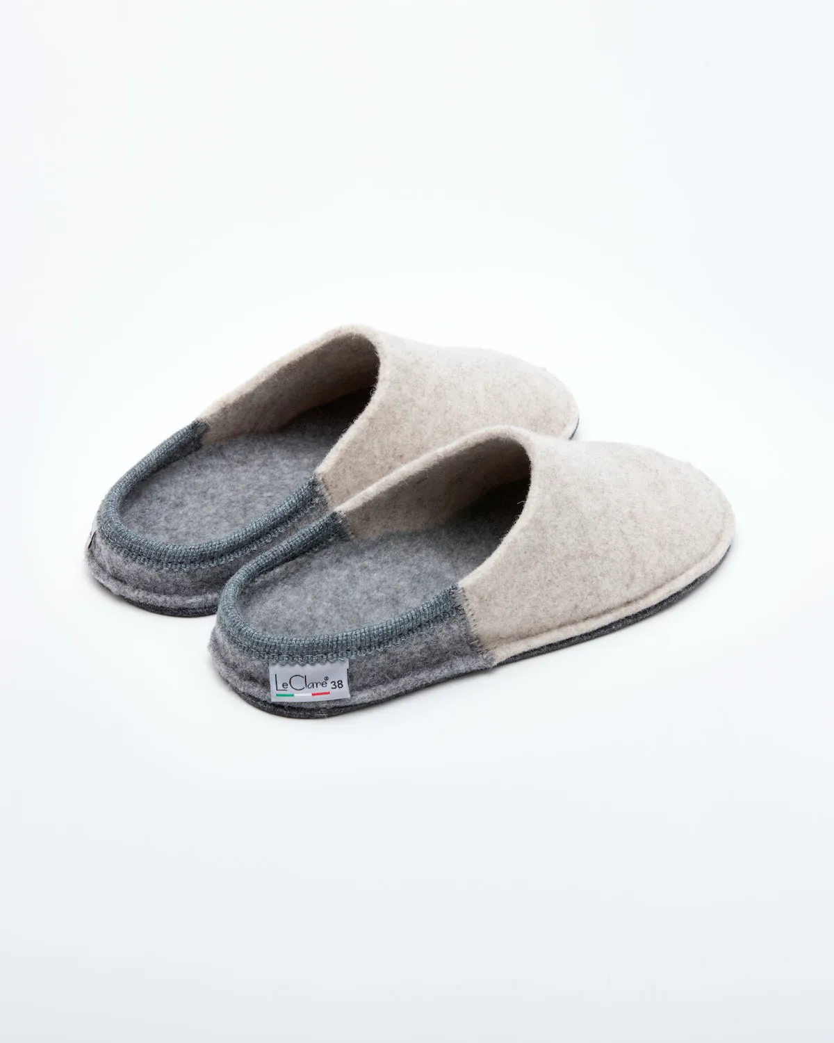 Men's Nuvola Bico Wool Slipper Beige