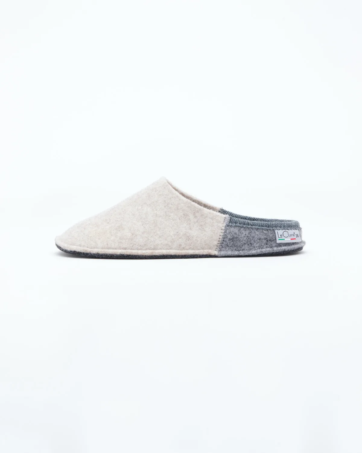 Men's Nuvola Bico Wool Slipper Beige