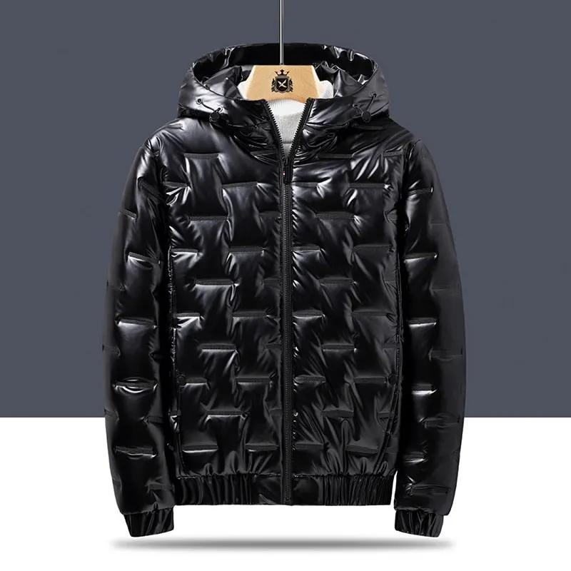 Men's Quilted Shiny Lightweight Waterproof Down Jackets