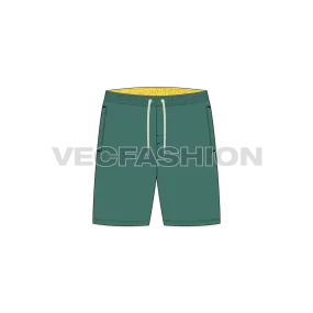 Mens Short Length Swim Shorts