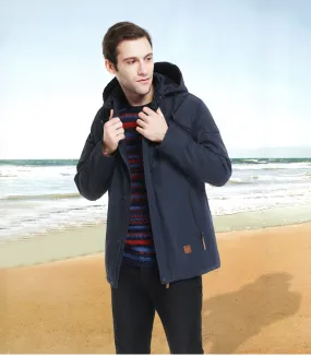 Men's Spring/Autumn Casual Thin Cotton Hooded Jacket
