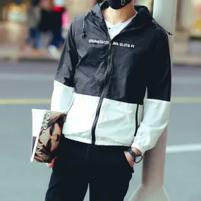 Men's Summer Hooded Light Windbreaker