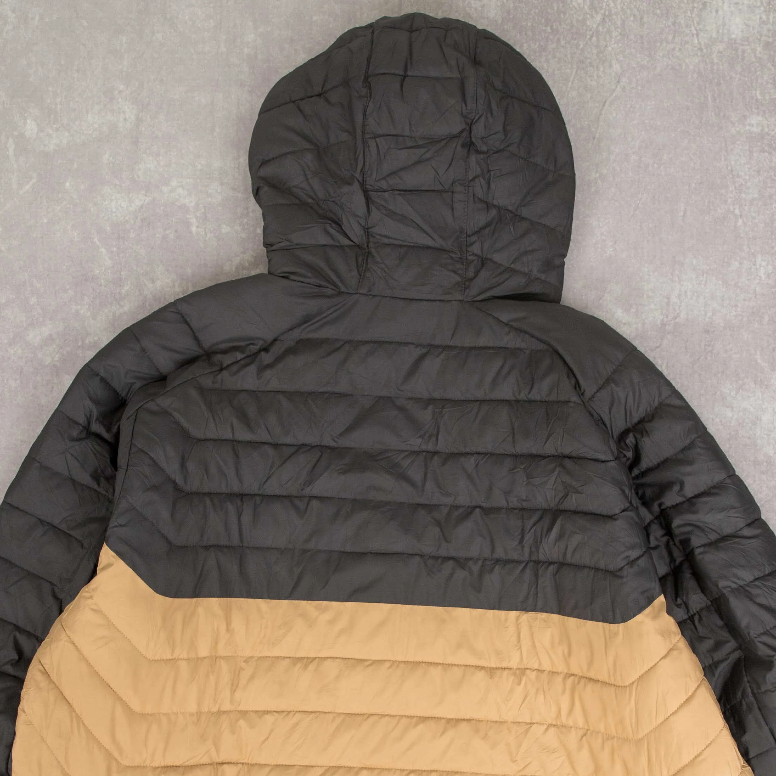 MEN'S VINTAGE COLUMBIA HOODED PUFFER JACKET - XX-LARGE