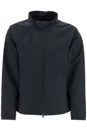 men's waterproof jacket in black polyamide with high collar GI00164UL 12833 NERO