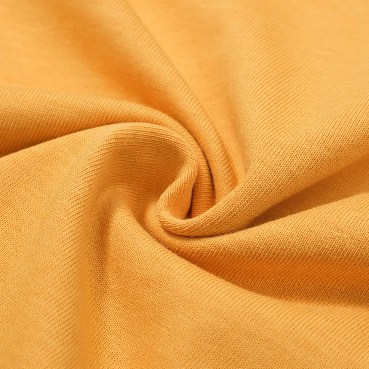 Men's Yellow 70s chest stripe Cotton T-Shirt