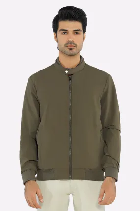 Men’s Lightweight Stretchable Olive Jacket