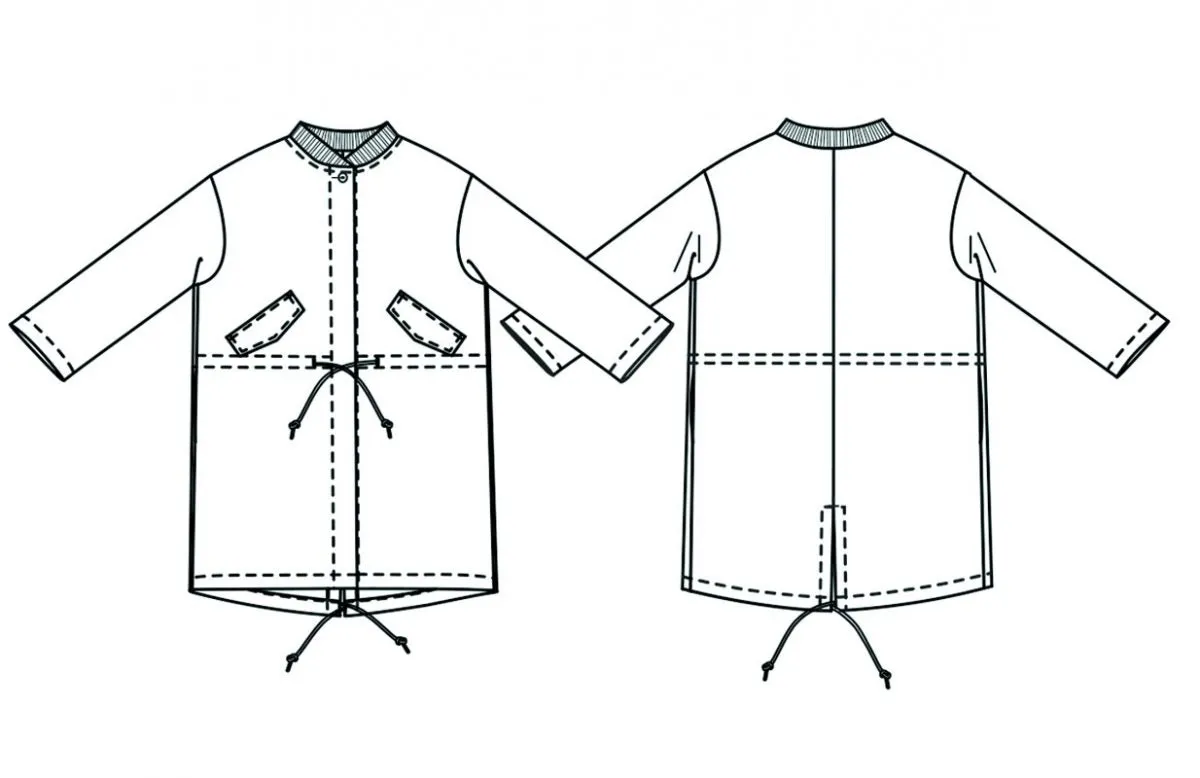 MERCHANT AND MILLS • The TN31 Parka Sewing Pattern