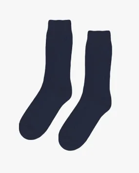 Merino Wool Socks Navy Blue