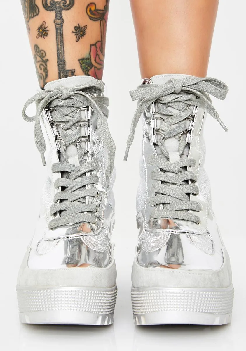 Metal Armed N' Dangerous Combat Boots
