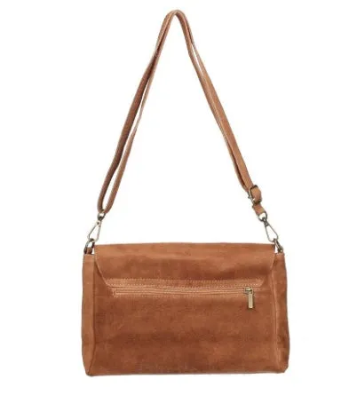 MIA  Italian suede/leather messenger bag