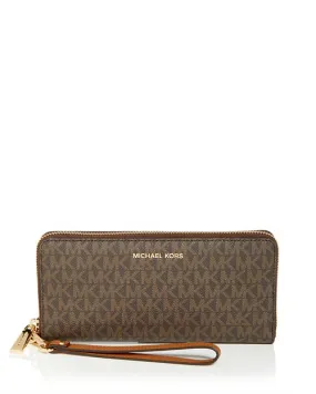 Michael Kors Jet Set Travel Continental Wallet, Brown