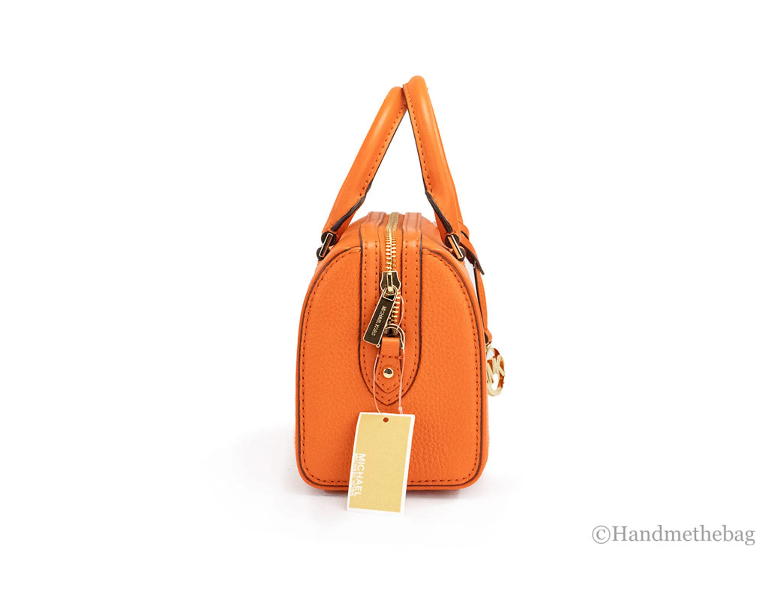 Michael Kors Travel XS Poppy Pebbled Leather Duffle Bag