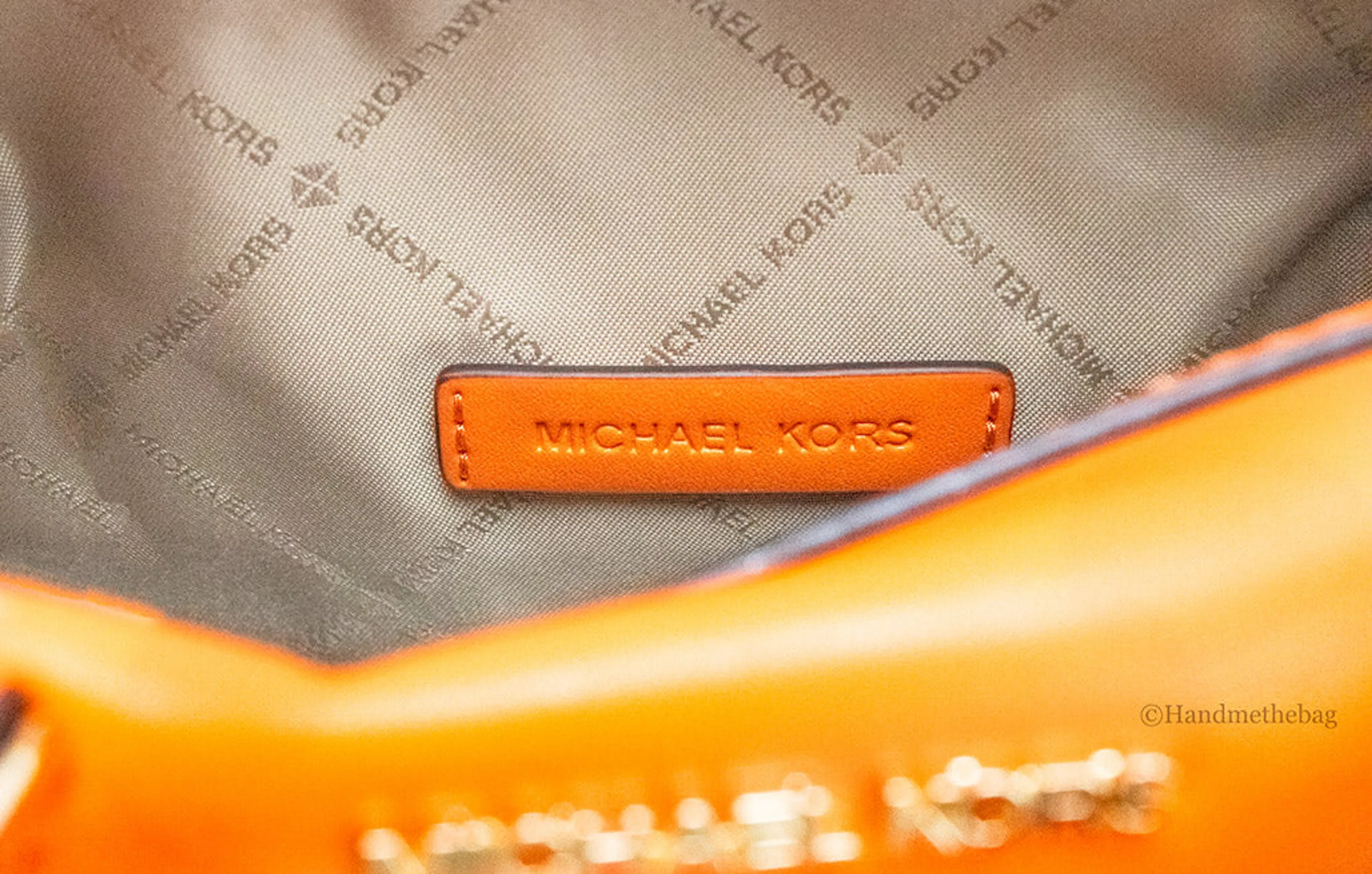 Michael Kors Travel XS Poppy Pebbled Leather Duffle Bag