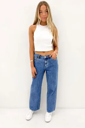 Mid Baggy Jean Bold Blue