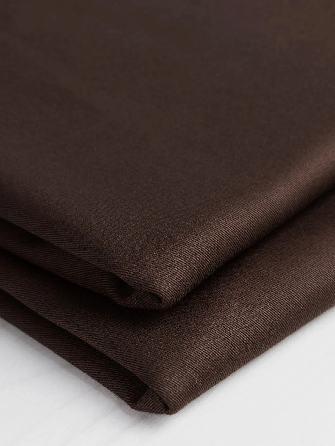Midweight Organic Cotton Twill - Clove