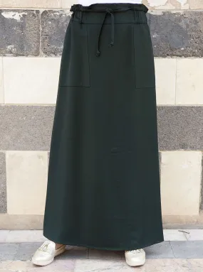 Midweight Skirt with Drawstring Waist