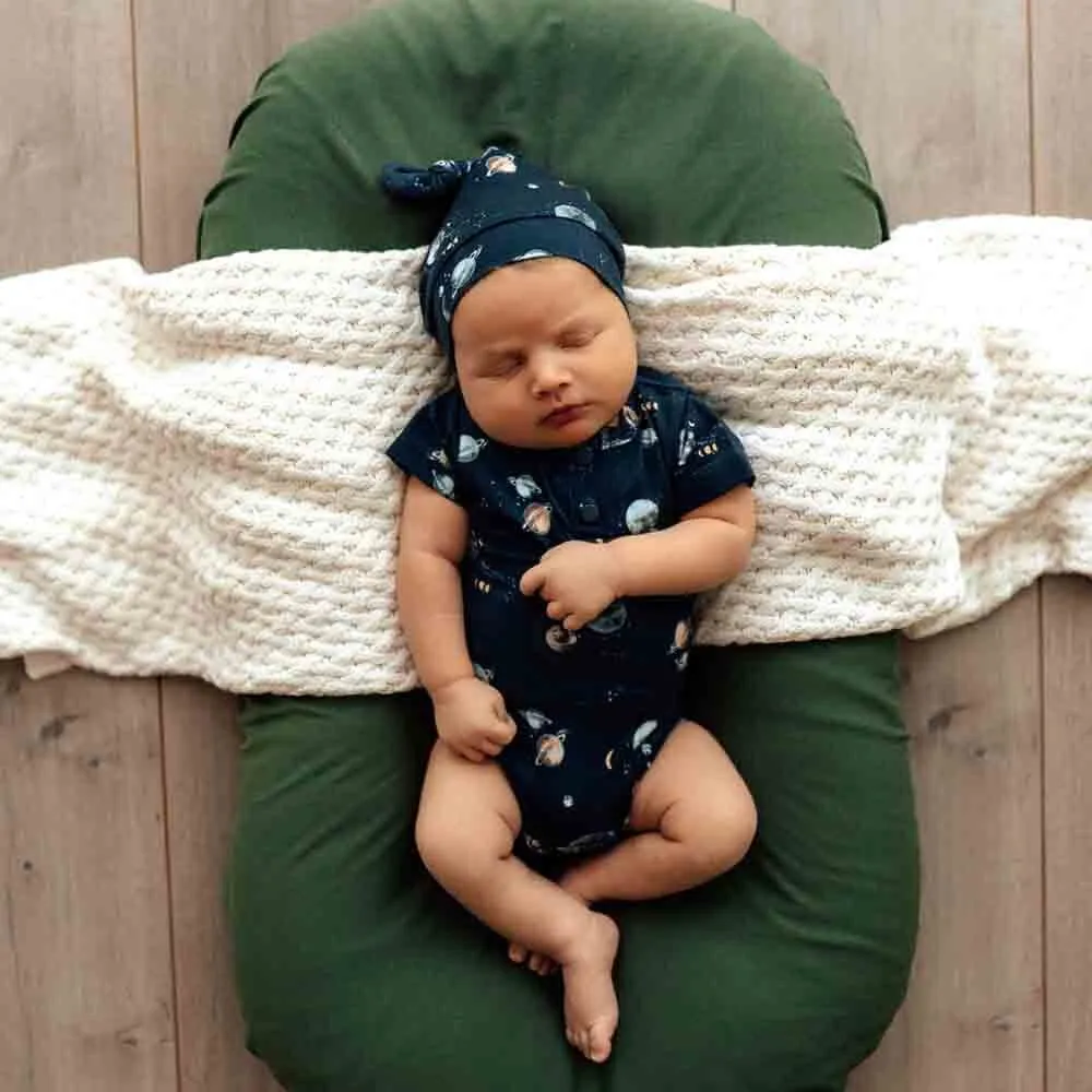 Milky Way Organic Knotted Beanie