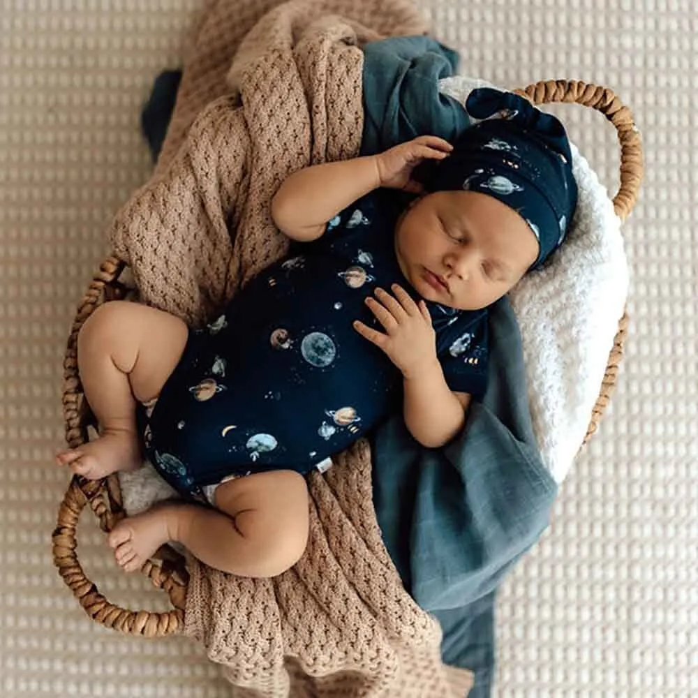 Milky Way Organic Knotted Beanie
