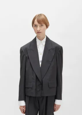 Miller Belted Wool Blazer