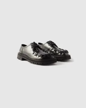 Mimi Black Eki Leather Derbys