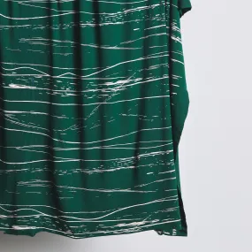 Mind The MAKER - Stray Lines Bottle Green ECOVERO™ Saja Viscose Jersey
