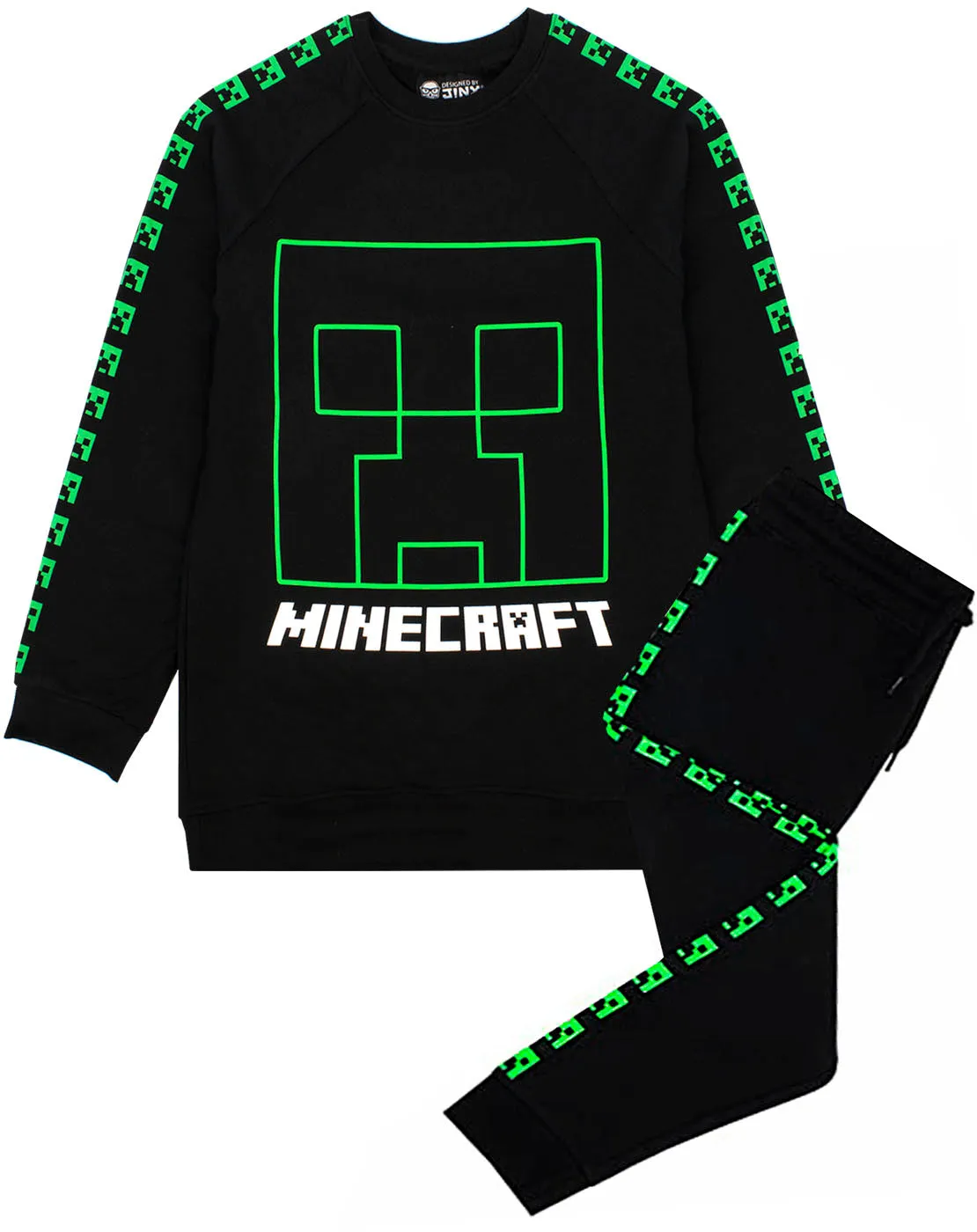 Minecraft Creeper Inside Boys Tracksuit