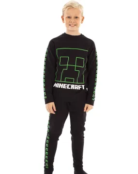 Minecraft Creeper Inside Boys Tracksuit