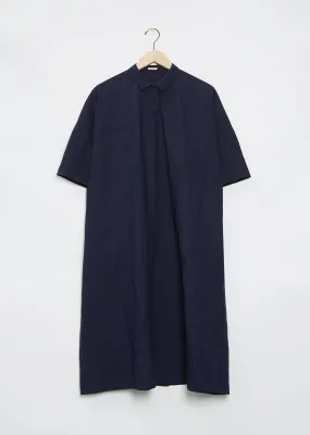 Mini Collar with Button Dress