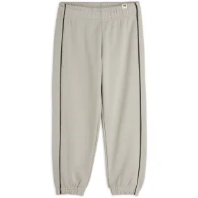 Mini Rodini Grey Plain Piping Sweatpants
