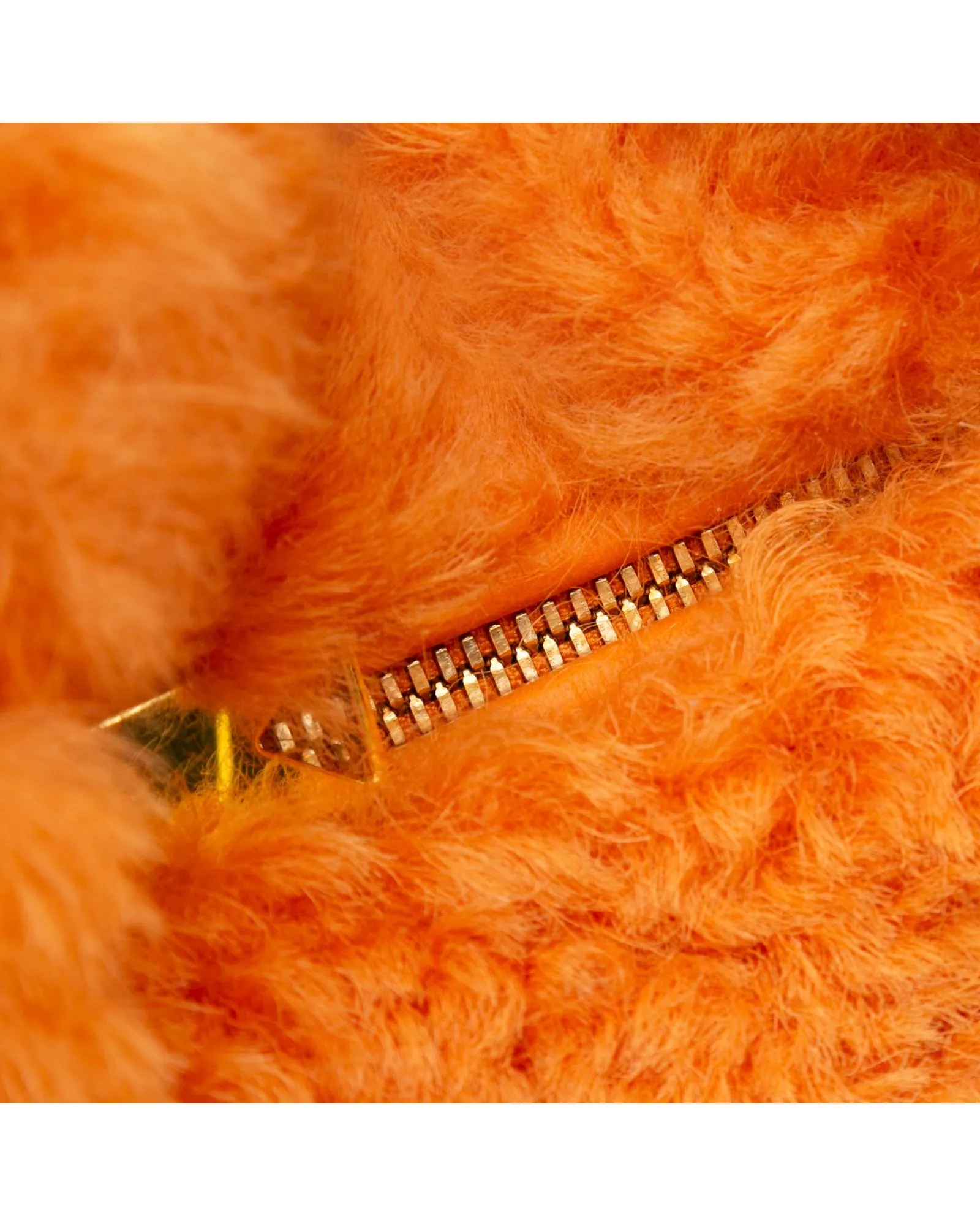 Mini Shearling Knotted Handle Bag