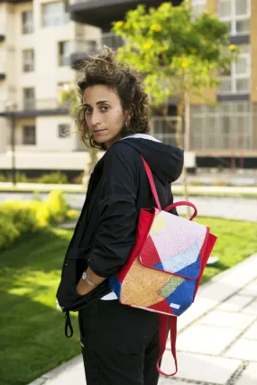 Mini Twin Backpack - Red Fusion