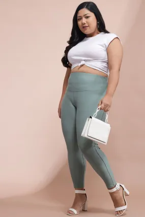 Mint Green Tummy Tucker Jeggings