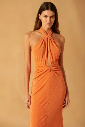 Misha Stefanie Slinky Jersey Midi Dress