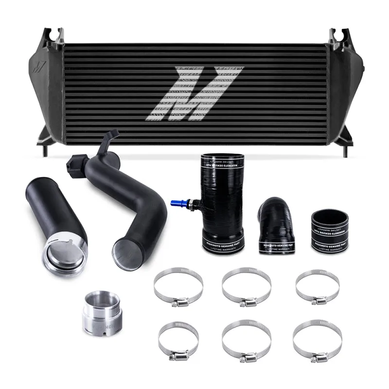 Mishimoto 19  Ford Ranger 2.3L EcoBoost Intercooler Kit - Black   MWBK Pipes