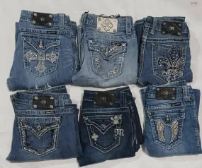 Miss me, ladies' flared jeans 14