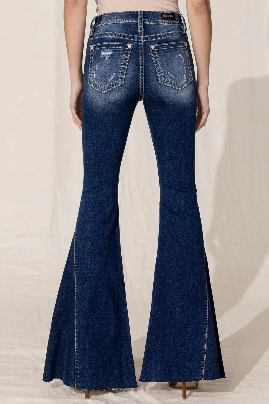 Miss Me Women's High Rise Super Flare H3636SF63