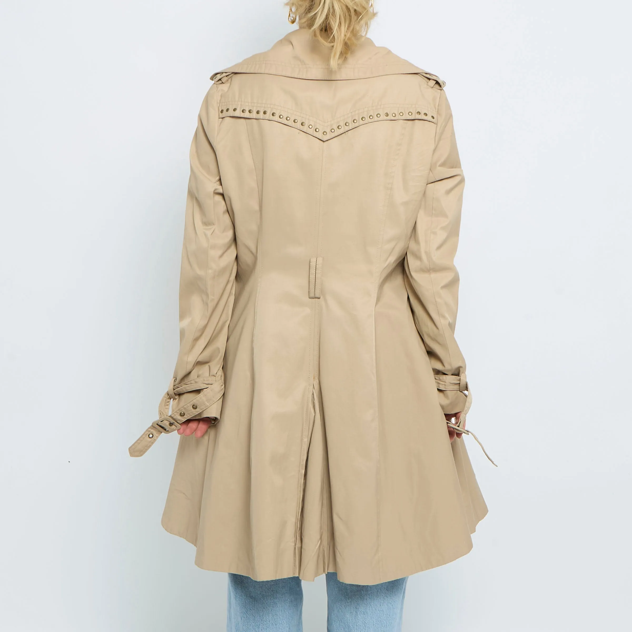 Miss Sixty Beige Swing Trench Coat - L
