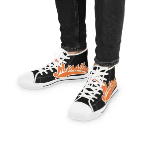 Missiles - Men's High Top Sneakers Black