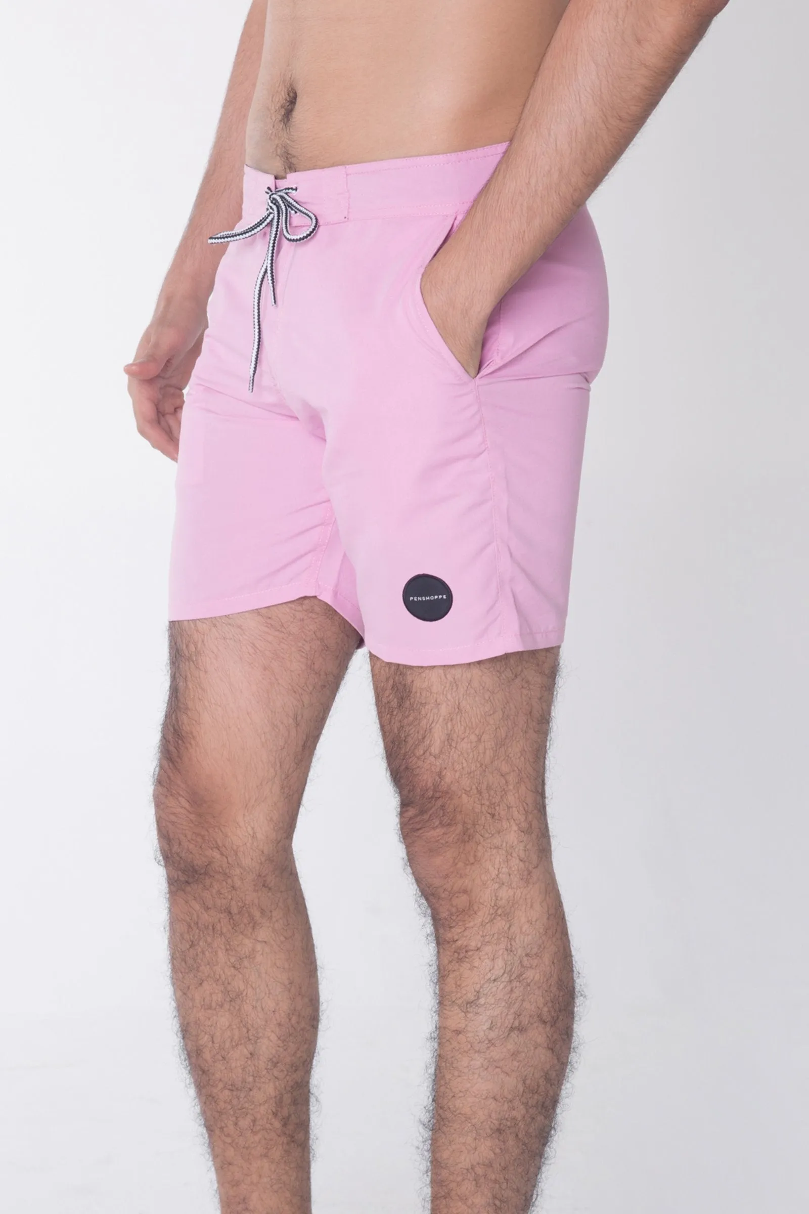 Modern Fit Board Shorts With Velcro Fly