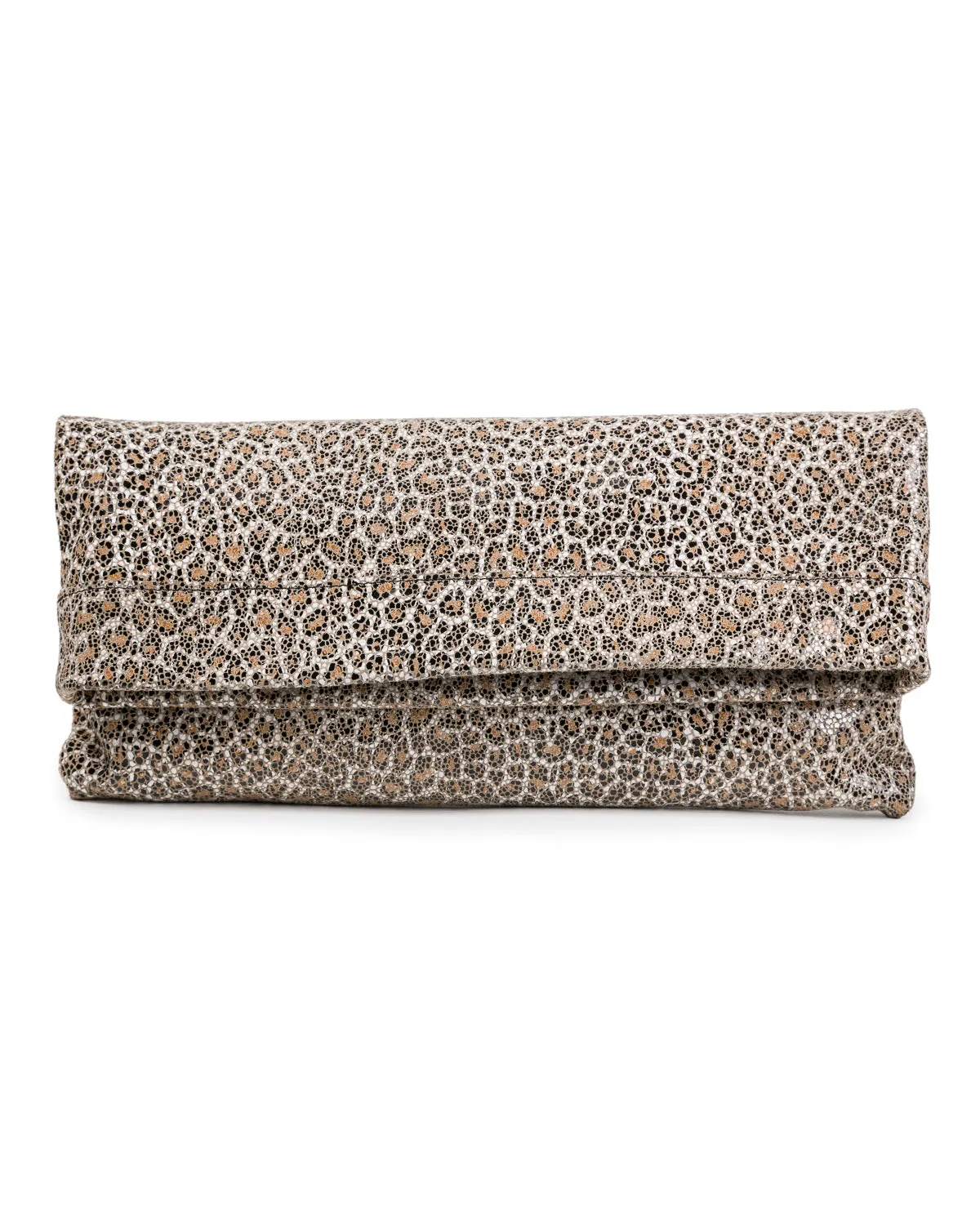 Mollie Cross-Body Convertible Clutch: Mini Sand Leopard