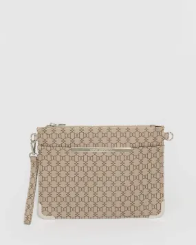 Monogram Front Pocket Peta Crossbody Bag