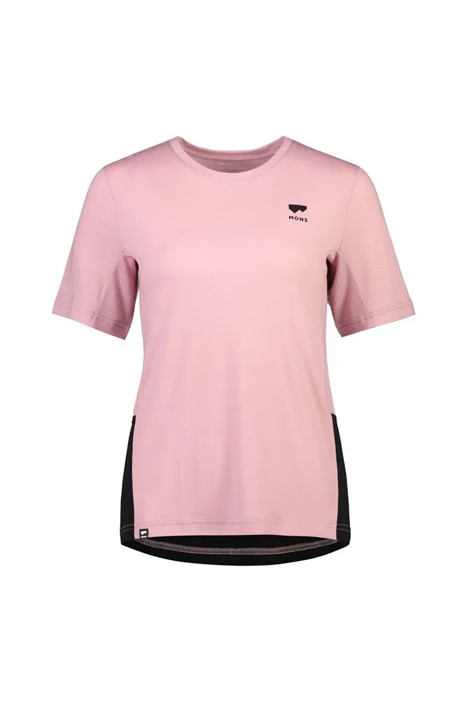Mons Royale Tarn Merino Shift Tee Black Candy