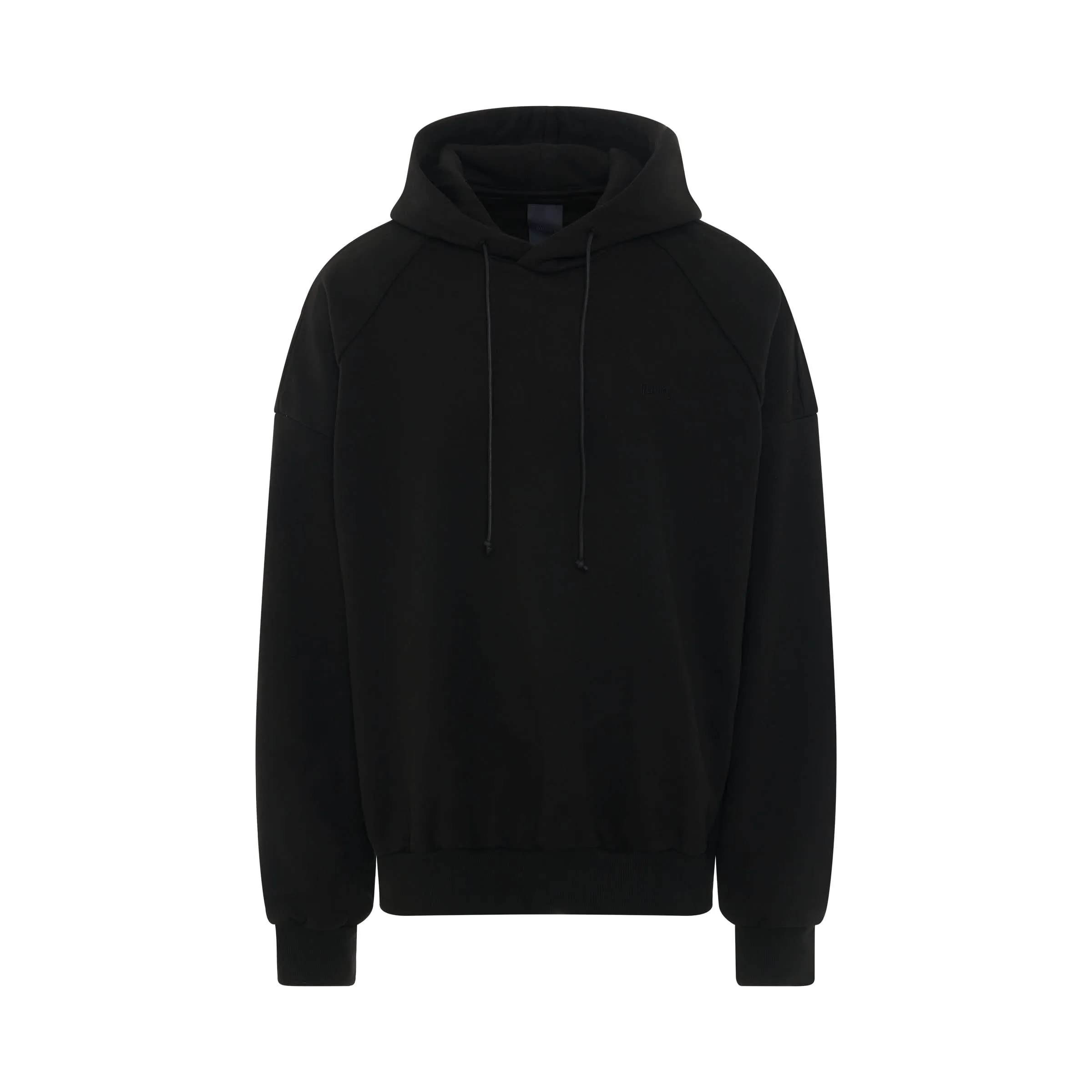 Moon Graphic Oversize Hoodie in Black