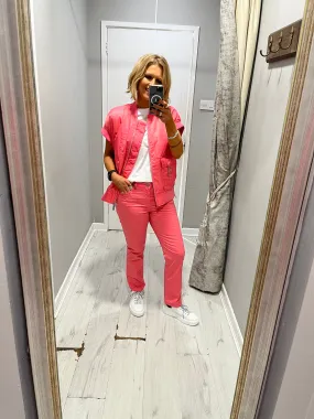 Mos Mosh Ashley Rosita Pant in Camellia Rose